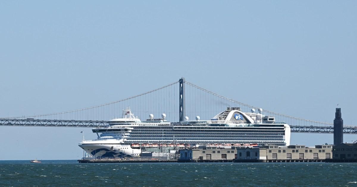 Cruise ship on lockdown after virus outbreak hits 120 passengers and crew