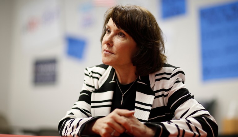 Democratic Rep. Jacky Rosen announced Thursday she will challenge Nevada Sen. Dean Heller for his seat in the Senate. (AP Photo/John Locher)