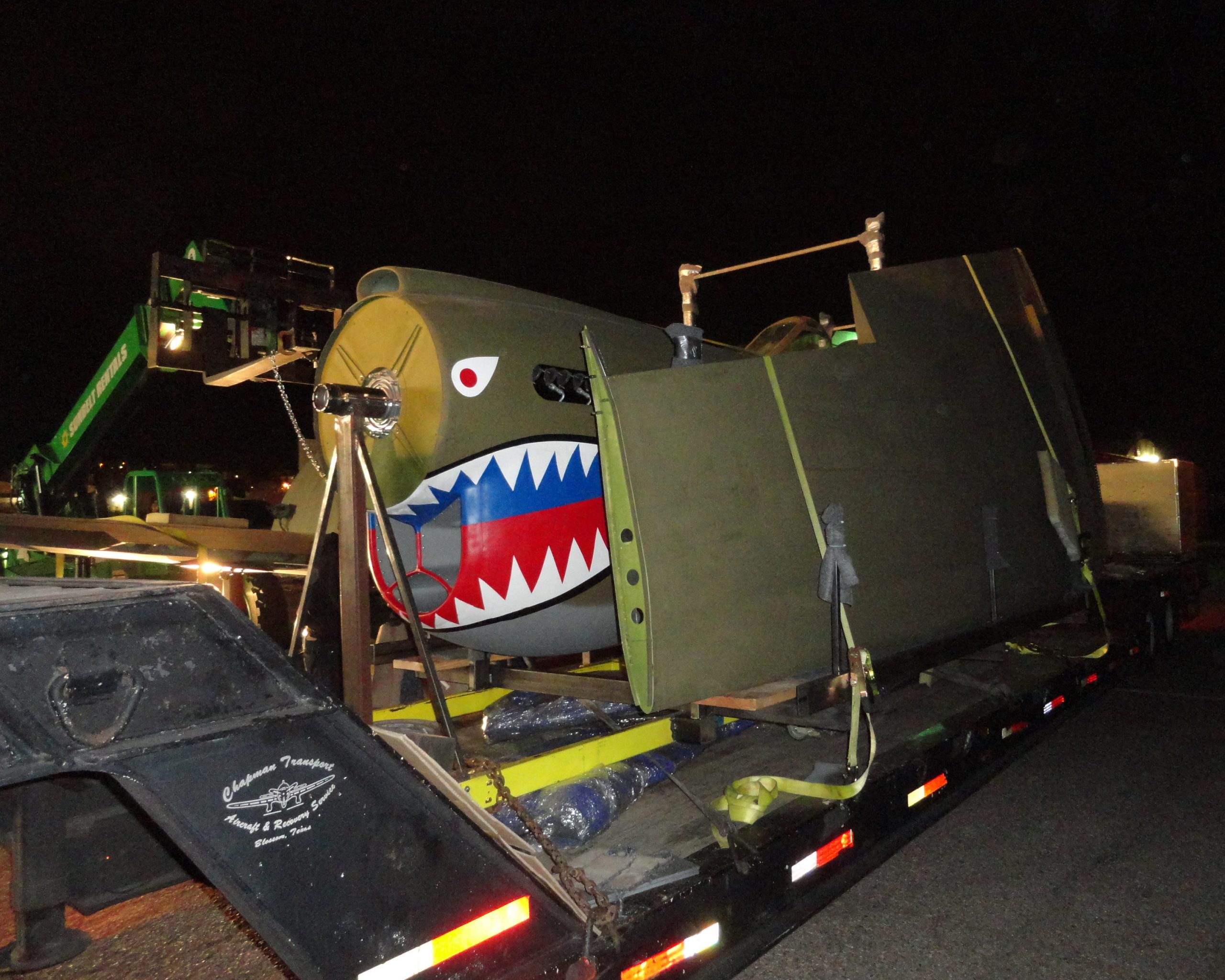 Restored fighter plane salutes Flying Tigers