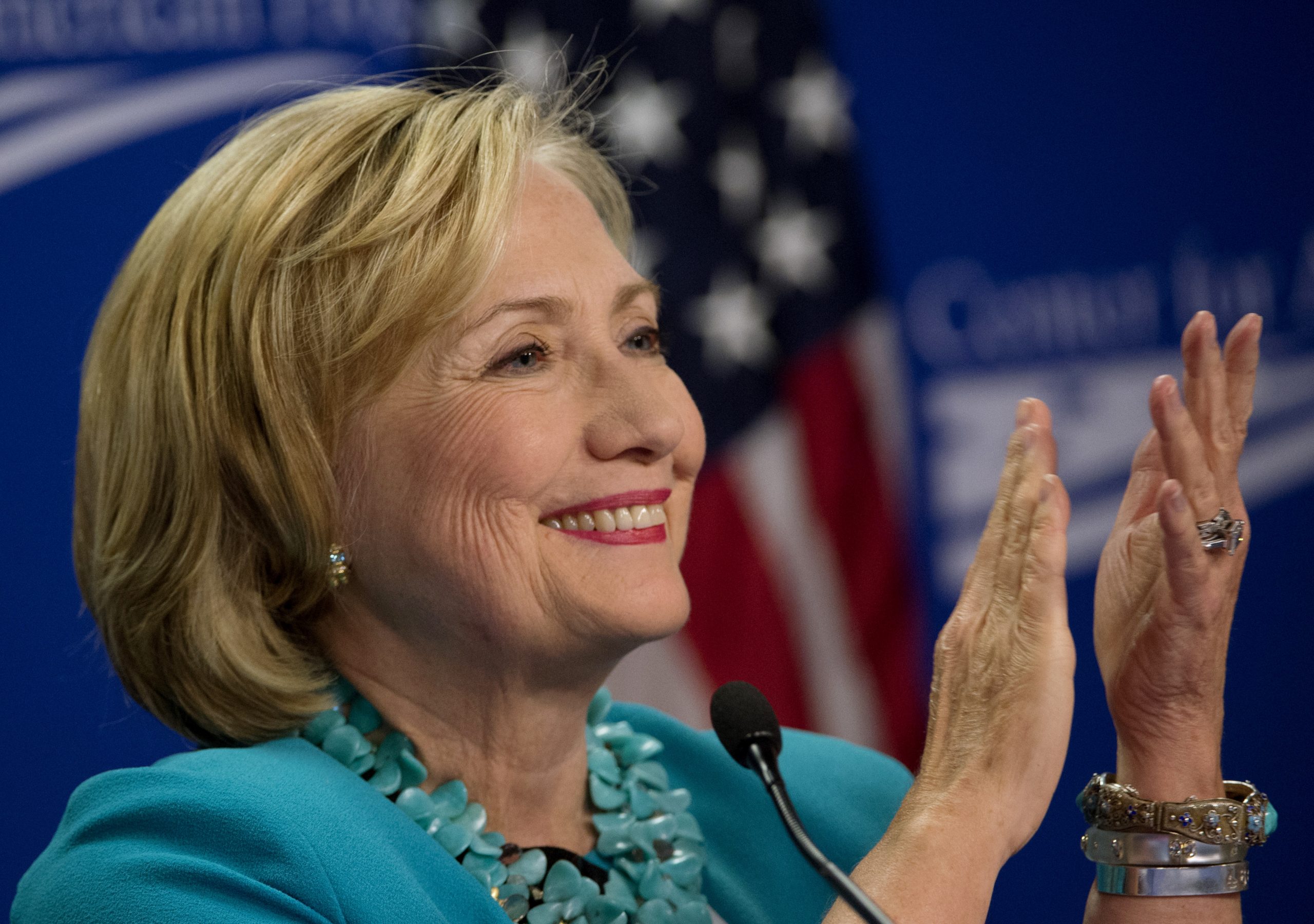 Clinton: Turn female economic issues into movement