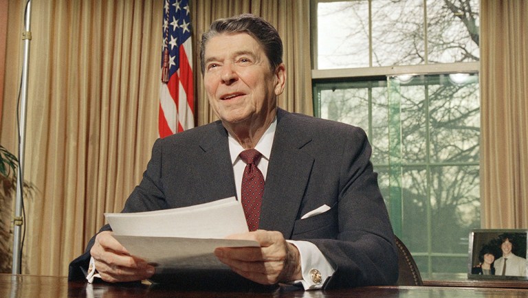 House Minority Leader Nancy Pelosi on Thursday invoked Ronald Reagan to argue against two Republican immigration bills that could see votes today.  (AP Photo/Dennis Cook, file)