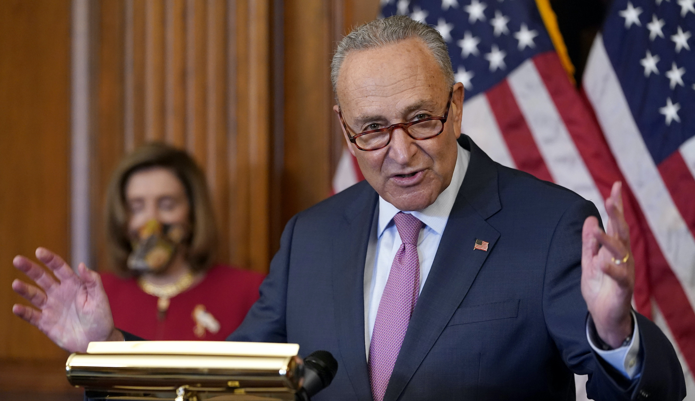 Schumer urges GOP to advance infrastructure framework Wednesday