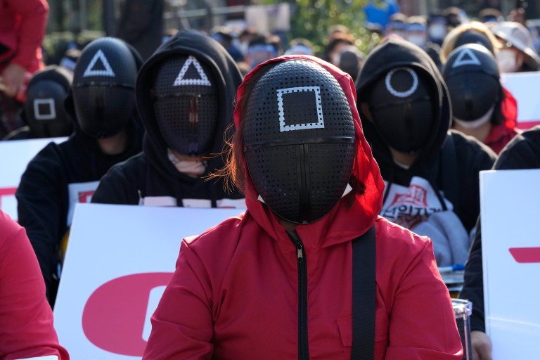 School district bans Squid Game costumes amid playground violence