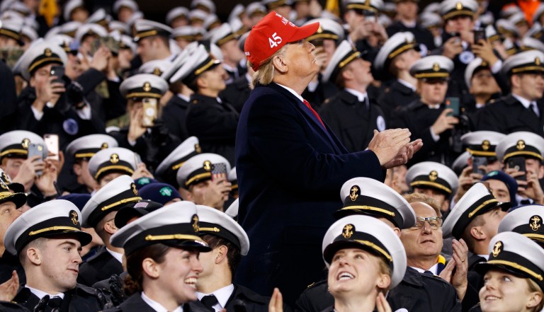 Military investigating ‘white power’ hand gestures by cadets at Army-Navy game