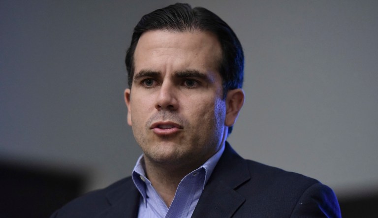 Puerto Rico Gov. Ricardo Rossello argued Thursday that things have not gone as smoothly as President Trump has indicated. Aside from the Army Corps of Engineers' failure, he noted that Texas and Florida have been approved for permanent restoration work more quickly than Puerto Rico. (AP Photo/Carlos Giusti, File)