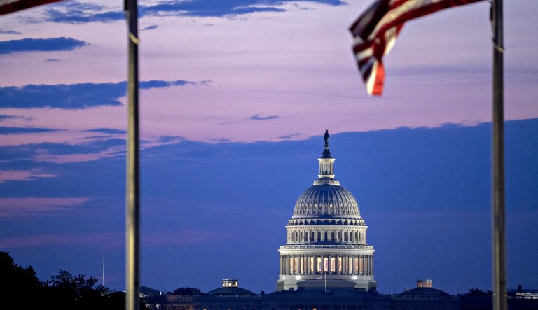 Senate lawmakers will likely reject the bill in favor of a bipartisan deal to fund the government for the rest of the fiscal year, and lift mandatory spending caps for two years. ( Andrew Harrer/Bloomberg)