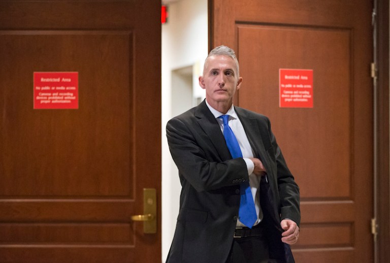 Gowdy has declined to discuss his committee's specific findings ahead of the release of its investigative report. (AP Photo/J. Scott Applewhite)