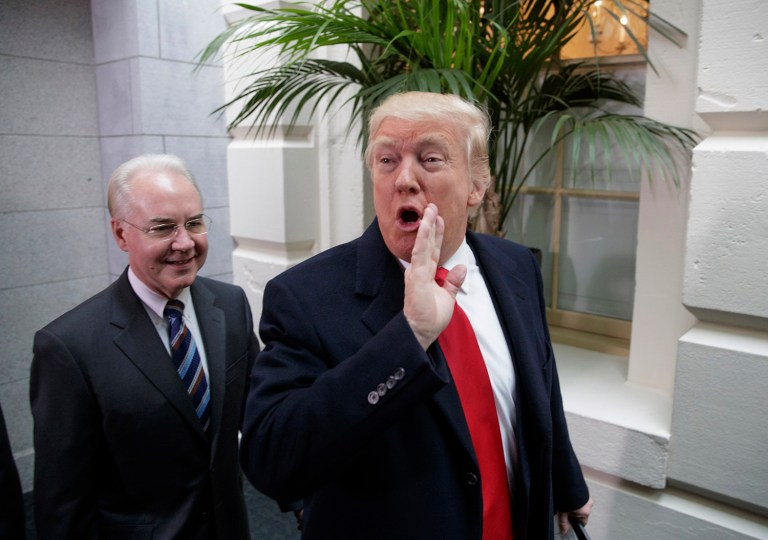 Lawmakers appeared to be nearing a deal with the White House on Wednesday evening that would give conservative hold-outs more of the policy changes they had expected to see in the Republican healthcare bill. (AP Photo/J. Scott Applewhite)