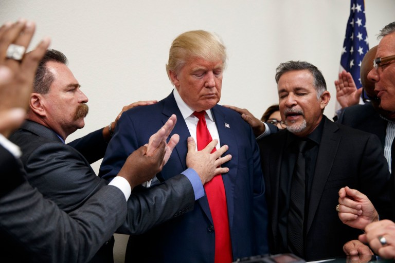 Roger Stone believes divine intervention was at play in the 2016 election. (AP Photo/ Evan Vucci)