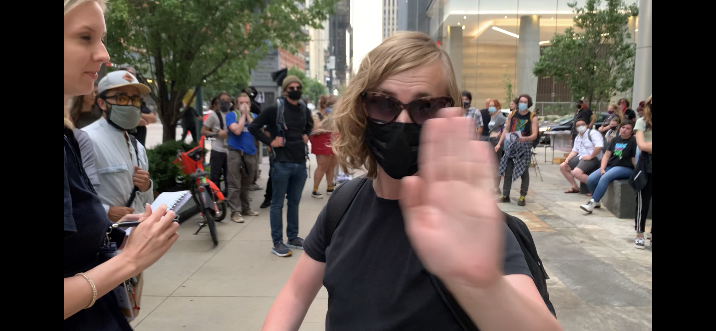 Denver antifa protests the Western Conservative Summit and, also, us journalists