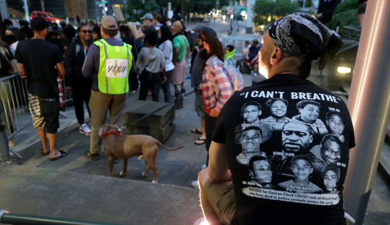 ‘You guys won’: Video shows Seattle police officer telling Black Lives Matter activist he’s resigning amid push for police reform