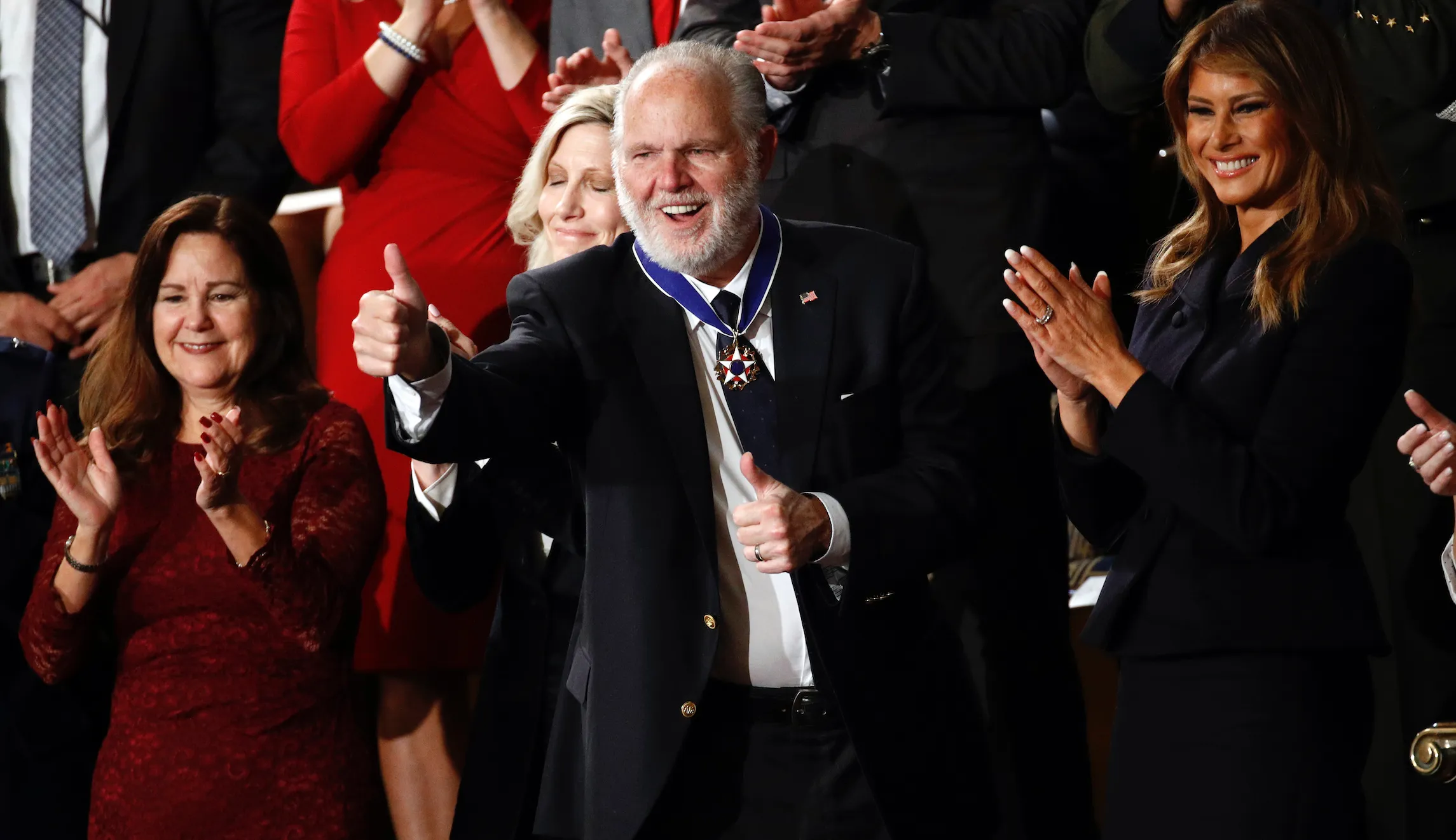 Trump praises late Rush Limbaugh in first interview since leaving White House