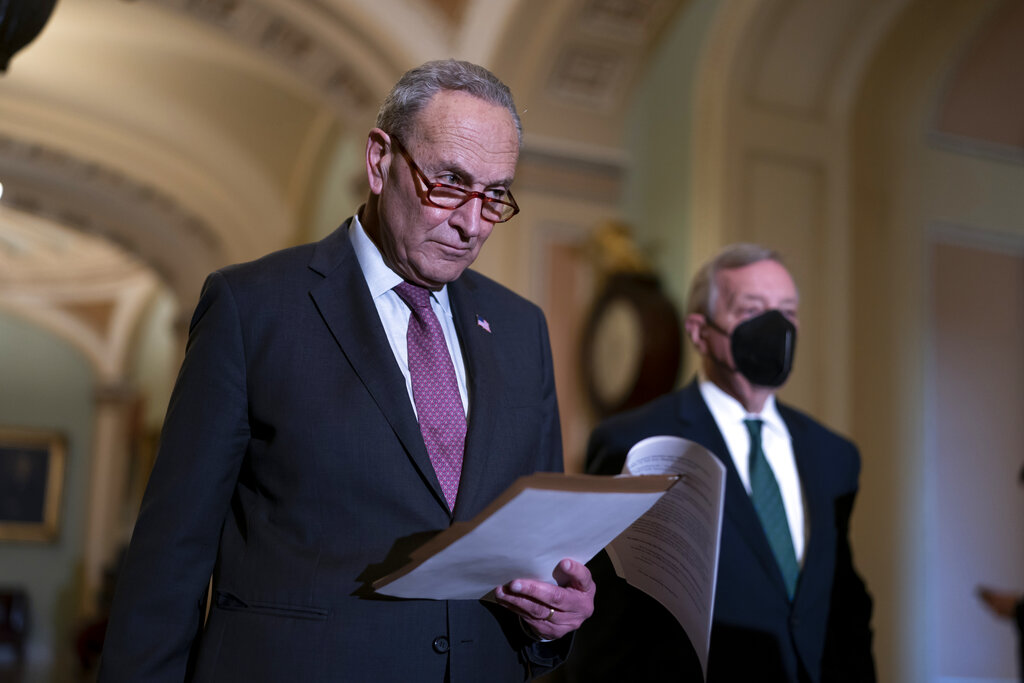 Schumer eyes ‘backup’ infrastructure plan by new bipartisan gang