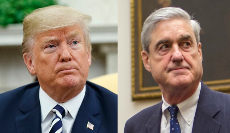 President Trump and special counsel Robert Mueller