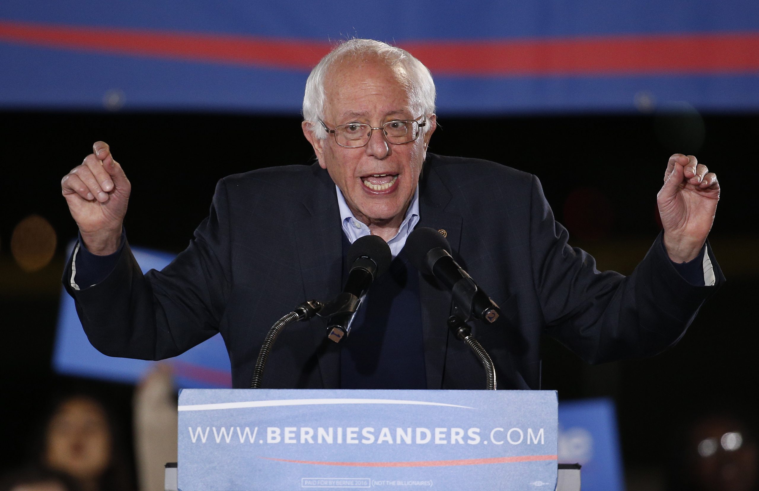 Bernie goes postal