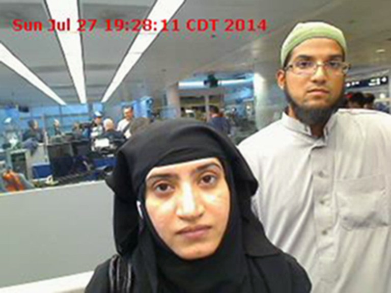 A U.S. magistrate has ordered Apple to help the Obama administration hack into an iPhone belonging to one of the shooters in San Bernardino, Calif. (U.S. Customs and Border Protection via AP)