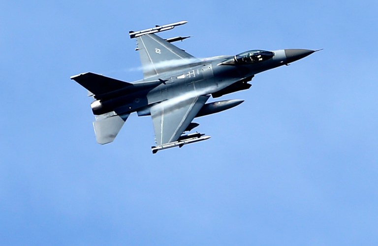 Air Force budgets don't have the money to pay for any U.S. pilots to fly. (AP Photo/Mindaugas Kulbis)
