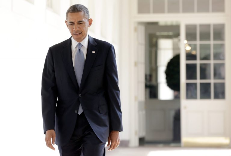 Ten months after concluding a victorious campaign, President Obama finds himself with a public approval rating of 44 percent. (Getty Images File)