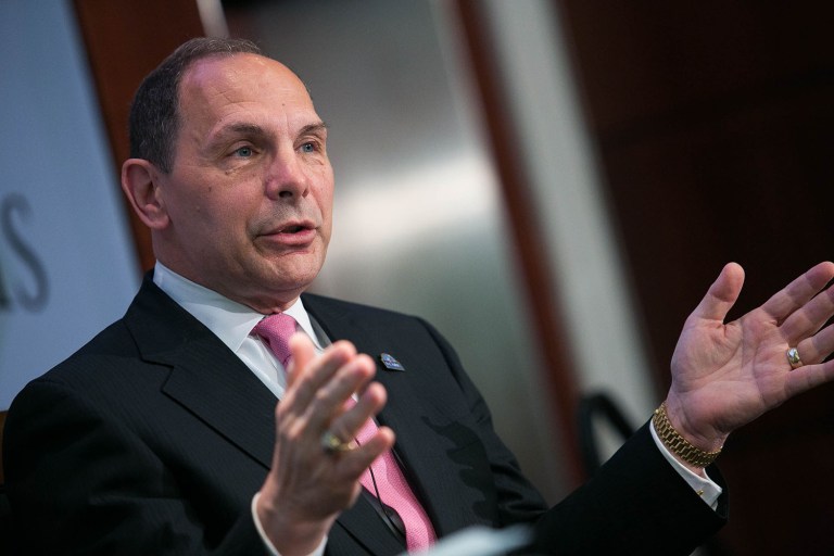 Some outside veterans organizations are advocating for Veterans Affairs Secretary Robert McDonald to keep his position in the Trump administration. (Graeme Jennings/Examiner)