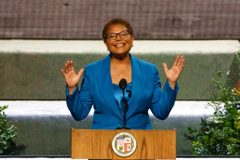 Los Angeles Mayor Karen Bass set to announce her plan to restore police force 