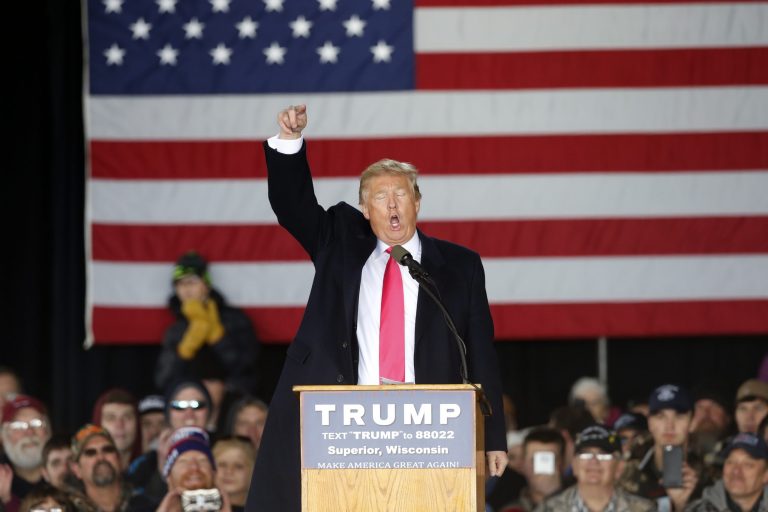 Republican presidential candidate Donald Trump is a party builder, says ally Sen. Jeff Sessions. (AP Photo/Jim Mone)