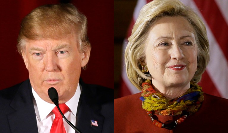 Donald Trump had a 52-point lead over Ted Cruz while Hillary Clinton beat Bernie Sanders by 48 points. (AP Photo/Charlie Neibergall)