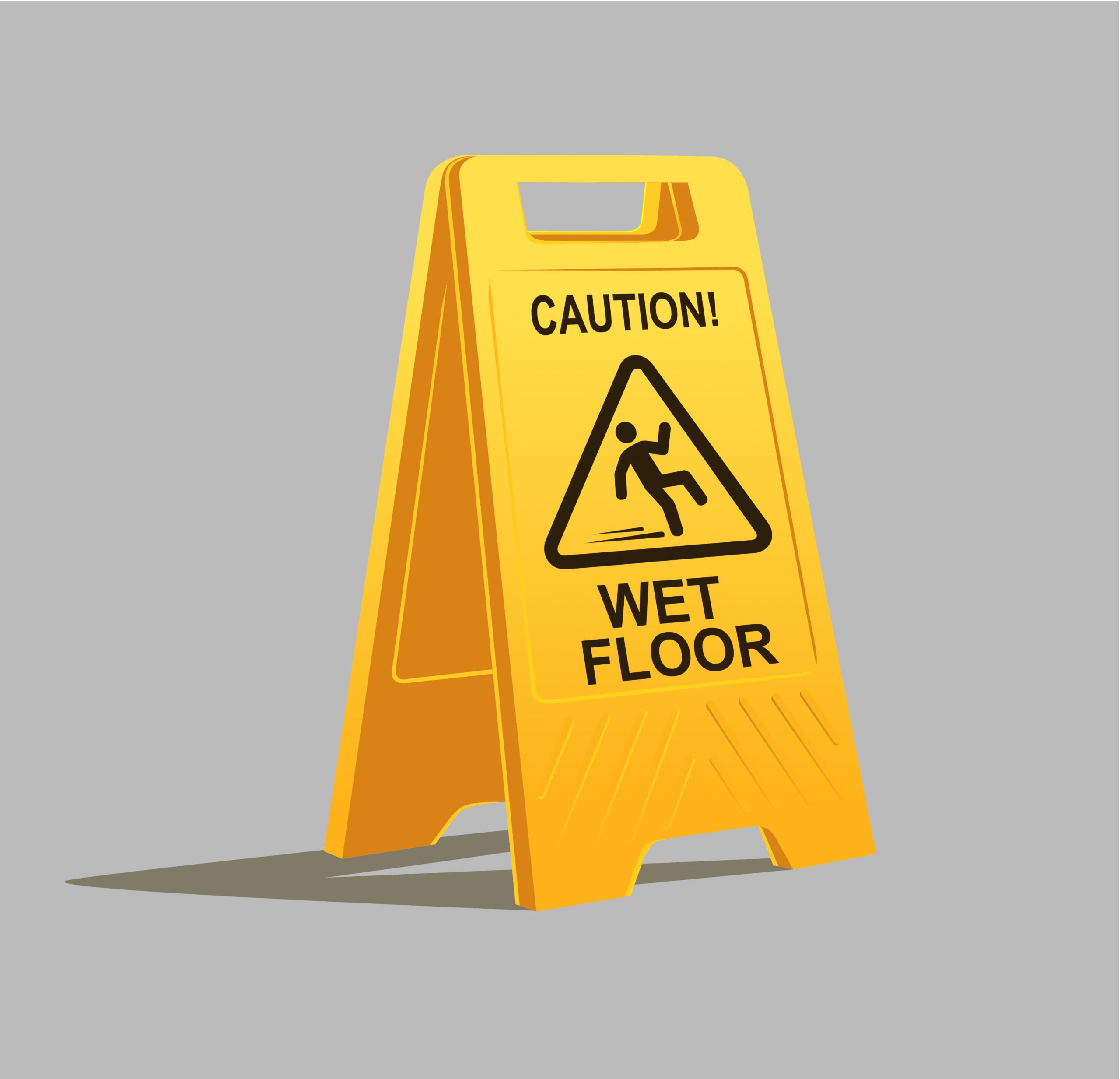 Metro mops floors slippery with snow