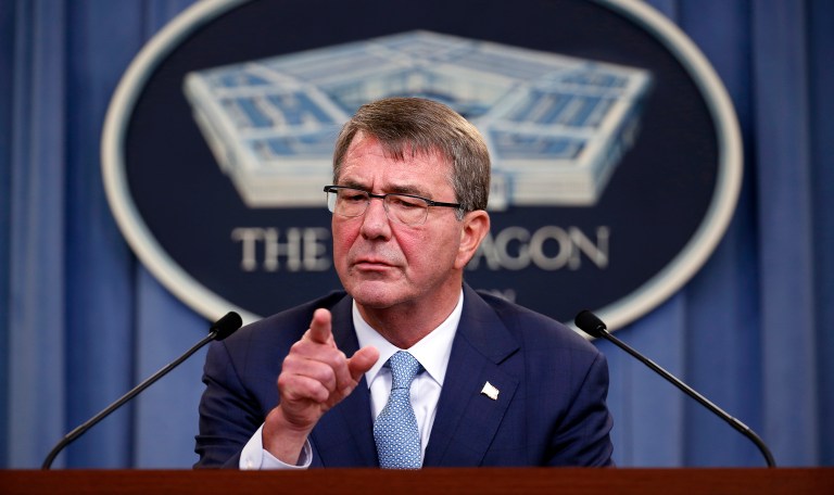 Defense Secretary Ash Carter said the U.S. has agreed to support both sides as long as Turkey confines itself to securing its border area and doesn't move farther south. (AP Photo/Alex Brandon)