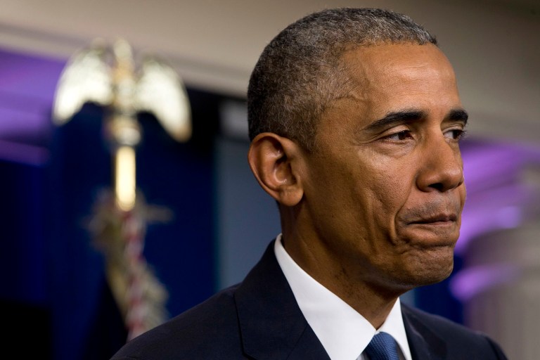 Obama will not mention the development during his speech on Clinton's behalf in Charlotte, a spokesman said. (AP Photo/Jacquelyn Martin, File)