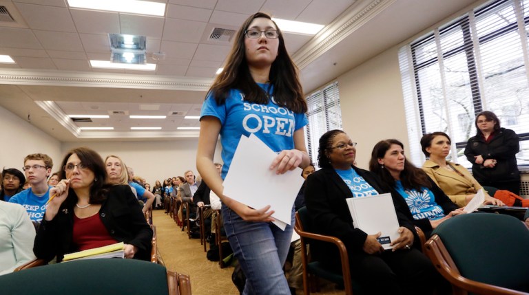 Charters are typically approved by government panels that can just as easily shut them down. (AP Photo/Elaine Thompson)