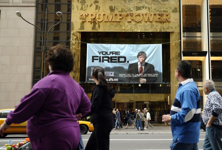 Trump tweeted that his executive producer role will be in name only. (AP Photo/Bebeto Matthews, File)