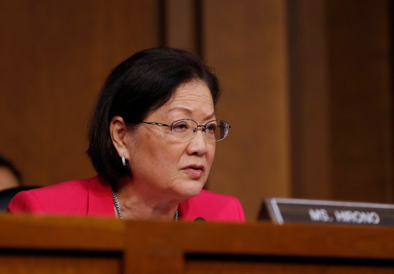 Hawaii Sen. Mazie Hirono is expected to be joined by several liberal senators. (AP Photo/Pablo Martinez Monsivais)