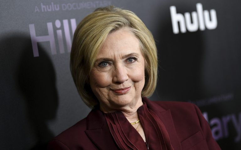 Former secretary of state Hillary Clinton attends the premiere of the Hulu documentary "Hillary" at the DGA New York Theater on Wednesday, March 4, 2020, in New York.