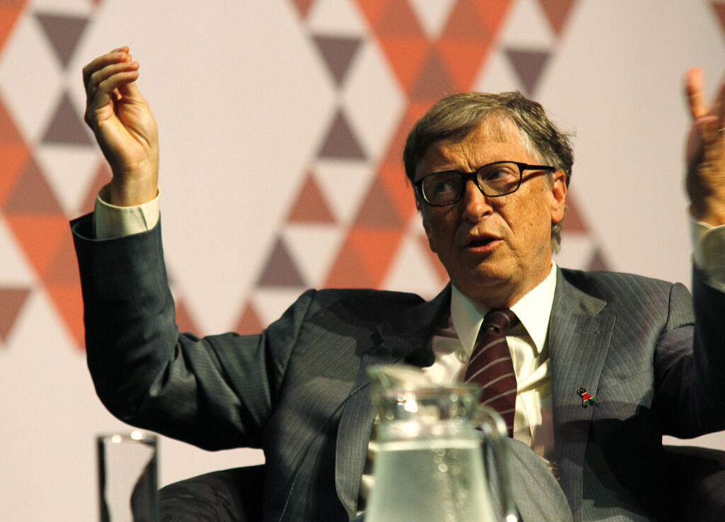 Bill Gates warned that President Trump's executive orders could put global health projects at risk. (AP Photo)