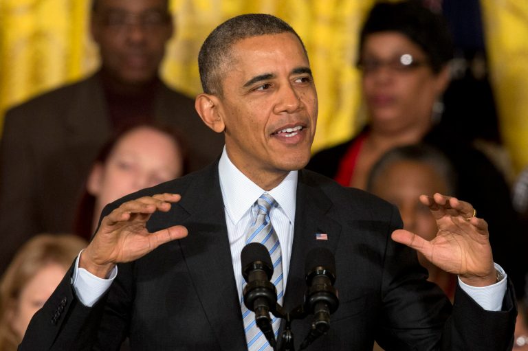FILE - In this Feb. 12, 2014 file photo, President Barack Obama speaks in the East Room of the White House in Washington. The White House says President Barack Obama's upcoming budget proposal will not include his past offer to accept lowered cost-of-living increases in Social Security and other benefit programs. Those had been a central component of his long-term debt-reduction strategy.  (AP Photo/Jacquelyn Martin, File)