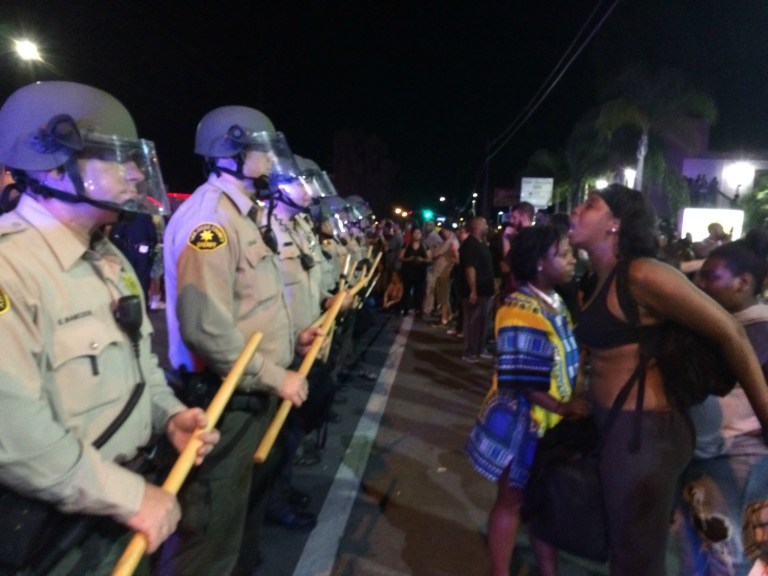 It got statistically safer to be a cop in 2015. (AP Photo/Julie Watson)