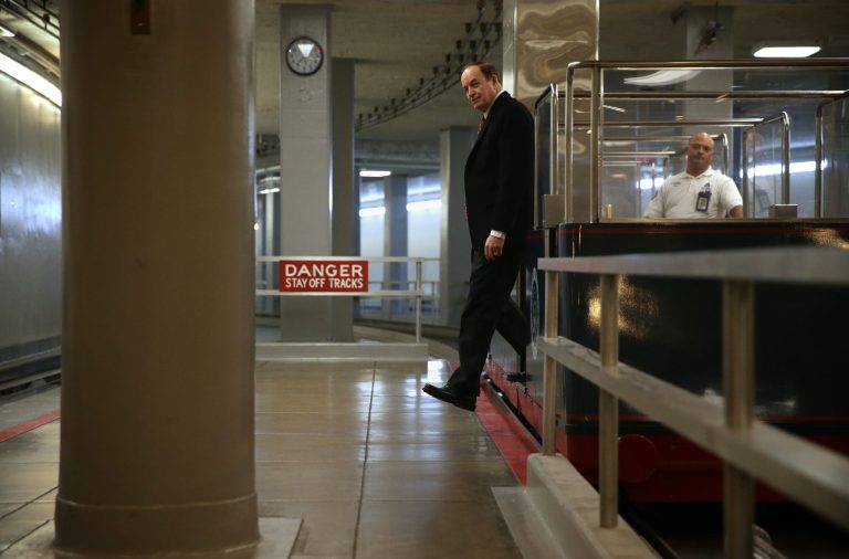 Sen. Richard Shelby, R-Ala., arrives at the Capitol for a vote March 24, 2014 on Capitol Hill in Washington. (Photo by Alex Wong/Getty images)