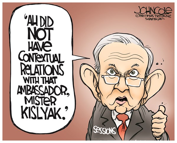 Editorial cartoon: Contextual relations