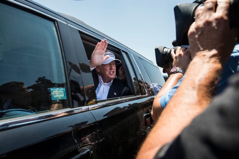 When Trump attends their events, conservatives feel culturally relevant, no matter how much his outlandish remarks may hurt their cause. (Getty)