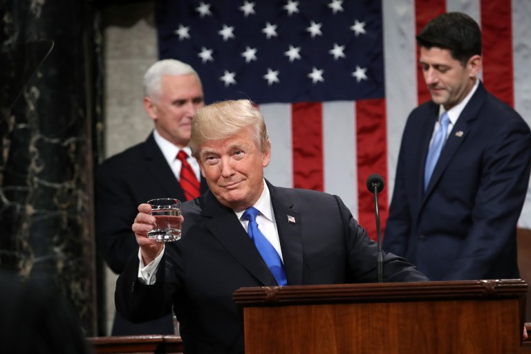In 10,000 Words to Congress, Trump Has Not Said ‘Medicare’ or ‘Social Security’ Once