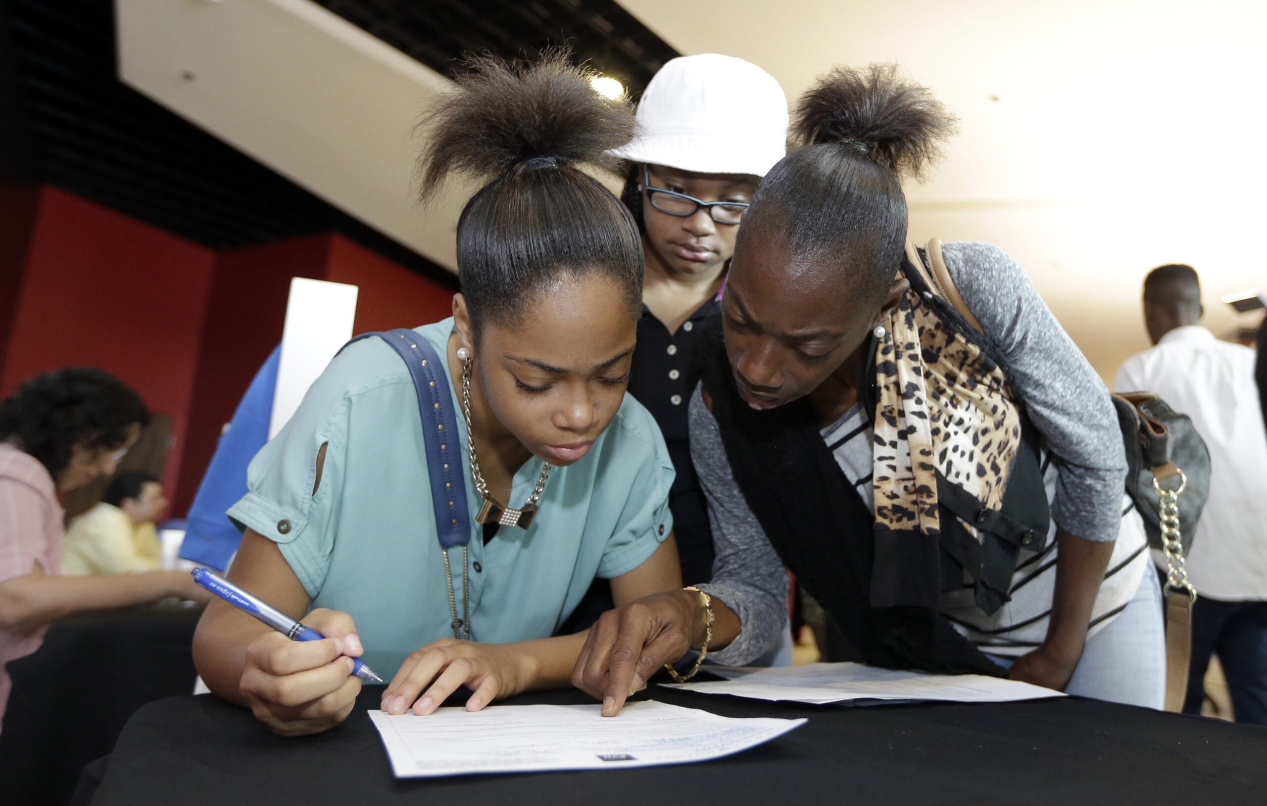Job openings fall from record highs