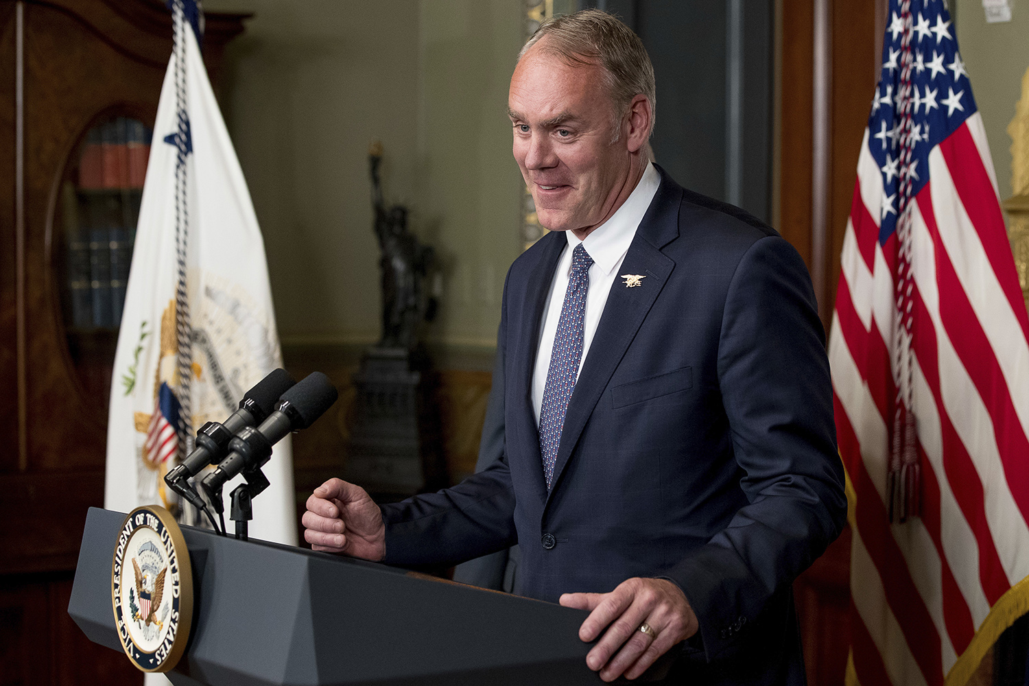 An early test case for draining the swamp at Interior