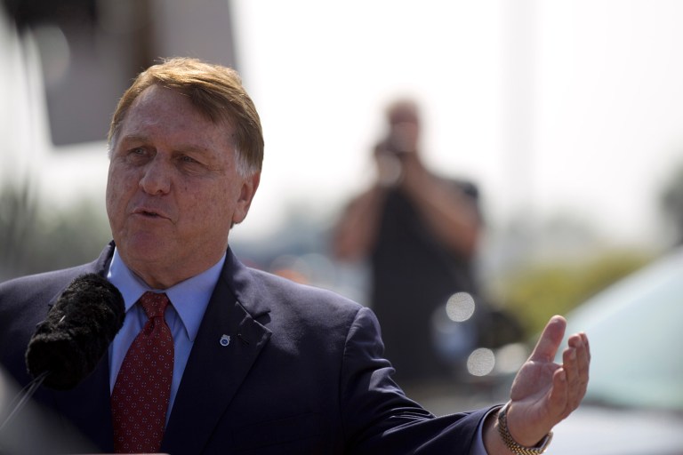The allegations against William C. Smith come just days after James Hoffa and Ken Hall won re-election to new five-year terms to lead the Teamsters (AP Photo)
