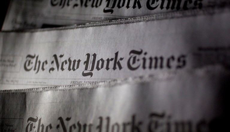 The New York Times argues 