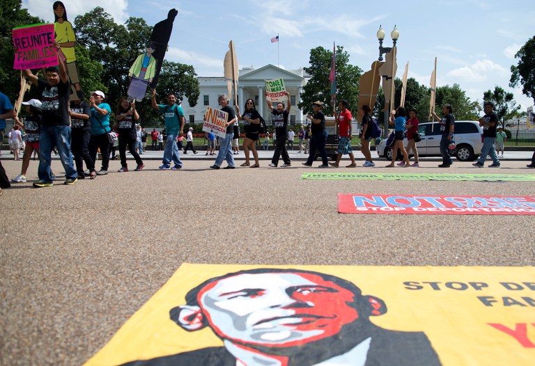 President Trump's executive order on the enforcement of immigration laws calls for a dramatically more aggressive stance on removing illegal immigrants compared to the Obama administration. (AP Photo/Evan Vucci, File)