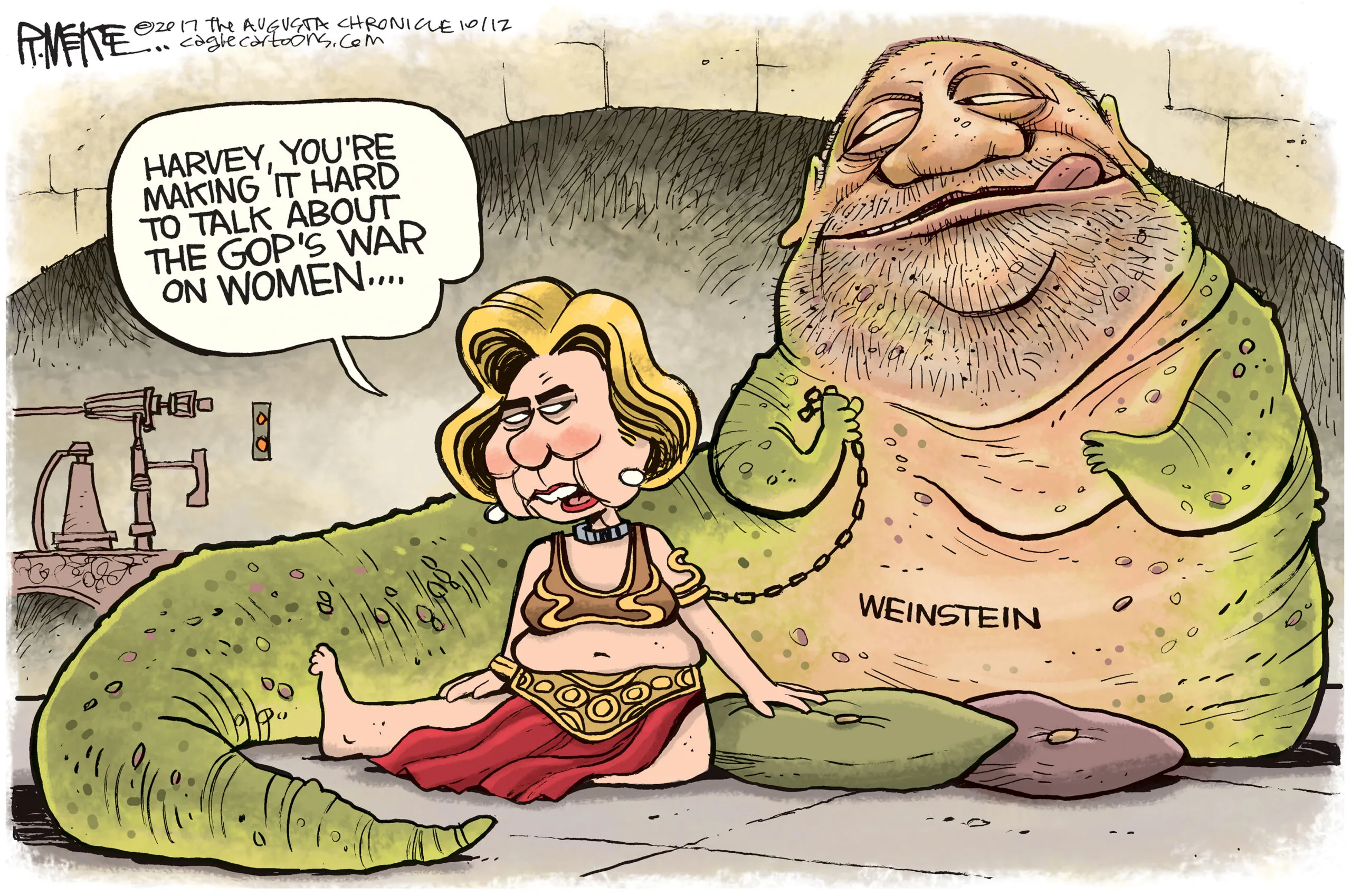 Editorial cartoon: Harvey the Hutt