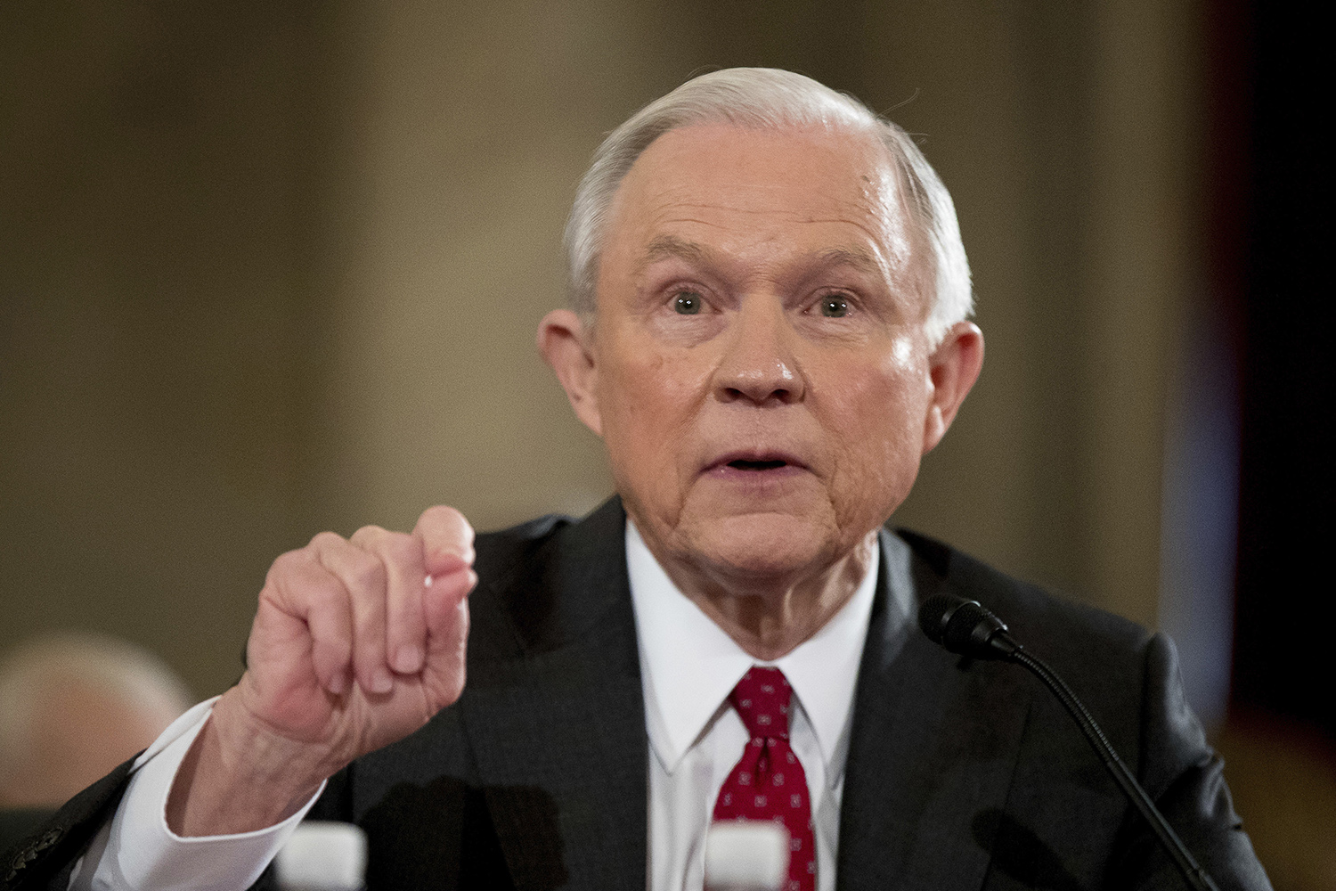 Democrats use procedure to delay Sessions vote again