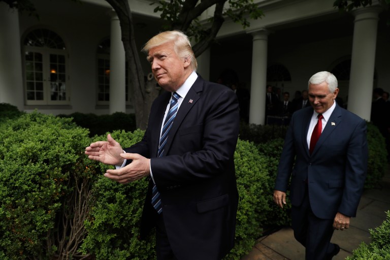 There are essentially two paths for the Trump administration to follow through on its protectionist promises. (AP Photo/Evan Vucci)
