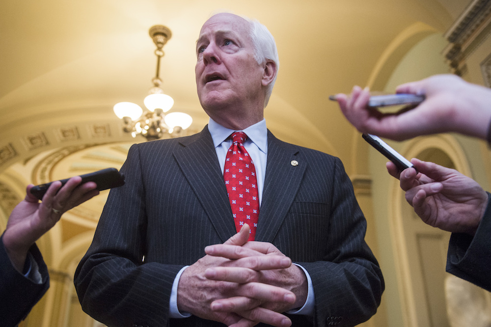 Cornyn Won’t Replace Comey at FBI