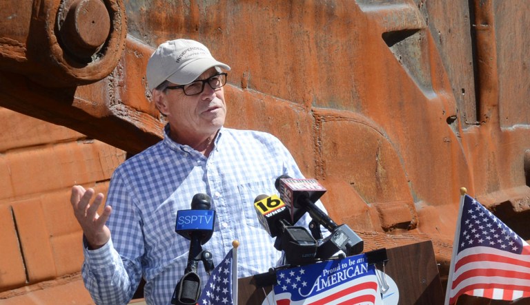 Energy Secretary Rick Perry said the new 